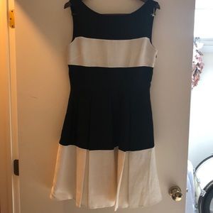 Kate spade black and white dress size 10
